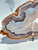 Agate Slab with Druzy Quartz - Front Polished - No.77 