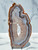 Agate Slab with Druzy Quartz - Front Polished - No.77 