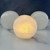 Selenite Full Moon Shaped with Tealight 3" 