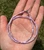 Dainty Faceted Phosphosiderite Gemstone Necklace (3mm Beads) 