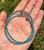Dainty Faceted Blue Apatite Gemstone Necklace (3mm Beads) 