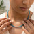 Dainty Faceted Blue Apatite Gemstone Necklace (3mm Beads) 
