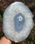 Blue Agate Slab with Quartz Crystal Center - Front Polished - No.84 