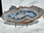 Blue Banded Agate & Quartz Slab - Front Polished - No.99 