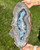 Blue Banded Agate & Quartz Slab - Front Polished - No.99 
