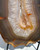 Banded Gray Agate Slab with Quartz Druzy Center - Front Polished - No.95 