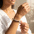 Dendritic Agate Elastic Bracelet - 6mm 