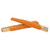 Two Pumpkin Spice dipped Palo Santo sticks crossed on a white background showing the spice coated ends