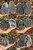 Collage of six pairs of Black Amethyst geodes held in hand, showing the natural variety in shape and crystal texture