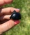 Black Obsidian Sleeping Cat 