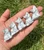 White Howlite Sitting Cat 