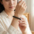 Black Tourmaline Elastic Bracelet - 6mm & 8mm Beads 