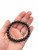 Jet Elastic Bracelet - 8mm Beads