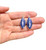 Sodalite Polished Oval Dangle Earrings - Sterling Silver - No.399