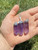 Amethyst Polished Point Pendant in Plated Setting