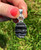 Black Tourmaline Raw Pendant in Bezel Setting - Sterling Silver