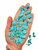 Raw Blue Turquoise Stone - Grade A