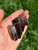 Smoky Quartz Raw Point Pendant in Drilled Setting
