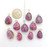 Lepidolite Polished Teardrop Pendant 