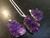 Amethyst Raw Pendant in Plated Setting