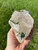 Raw Green Tourmaline and Clear Quartz Crystal - 19