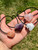 Amethyst Pendant on Cord - Polished Heart Pendant in Drilled Setting
