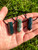 Moss Agate Pendant with 28 Adjustable Black Cord - Polished Point Pendant in Drilled Setting