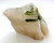 Raw Green Tourmaline and Clear Quartz Crystal - 15