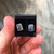 Labradorite Polished Rectangle Stud Earrings - Sterling Silver