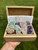 Calming & Tranquility Crystal Set with Wooden Box (Raw) - 4 