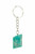 Raw Amazonite Crystal Keychain