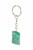 Raw Amazonite Crystal Keychain