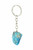Raw Apatite Crystal Keychain