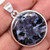Indigo Gabbro Polished Round Pendant in Bezel Setting - Sterling Silver - 145