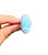 Larimar Ring in Sterling Silver, SIZE: 7 US - Polished Oval Ring - No.1679 