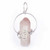 Lithium Quartz Raw Point Pendant in Wire Wrapped Setting - Sterling Silver - 35