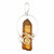 Natural Citrine Raw Point Pendant in Wire Wrapped Setting - Sterling Silver - 4