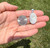 Rainbow Moonstone Raw Oval Pendant - Sterling Silver - No.285 