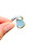 Larimar Ring in Sterling Silver, SIZE: 10 US - Polished Teardrop Ring - No.1828 