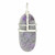 Sugilite Polished Oval Pendant in Wire Wrapped Setting - Sterling Silver - 86