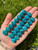 Chrysocolla Cabochon - Polished Stone Oval
