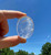 Clear Quartz Palm Stone - Polished Crystal Oval