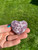 Lepidolite Heart - Polished Stone 