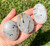 Tourmalinated Quartz Worry Stone - Polished Crystal Oval