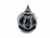 Black Obsidian Pumpkin with Witch Hat - Polished Stone Sculpture