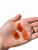 Carnelian Arrowhead - Partially Polished Stone Arrowhead