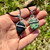 Empath Amulet Pendant (Empathy) - Ruby in Zoisite, Obsidian, Selenite 
