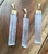 Selenite Pendant - Raw Rectangle Pendant in Plated Setting