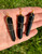 Black Tourmaline Pendant - Polished Point Pendant in Wire Wrapped Setting