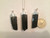 Black Tourmaline Pendant - Raw Pendant - Plated